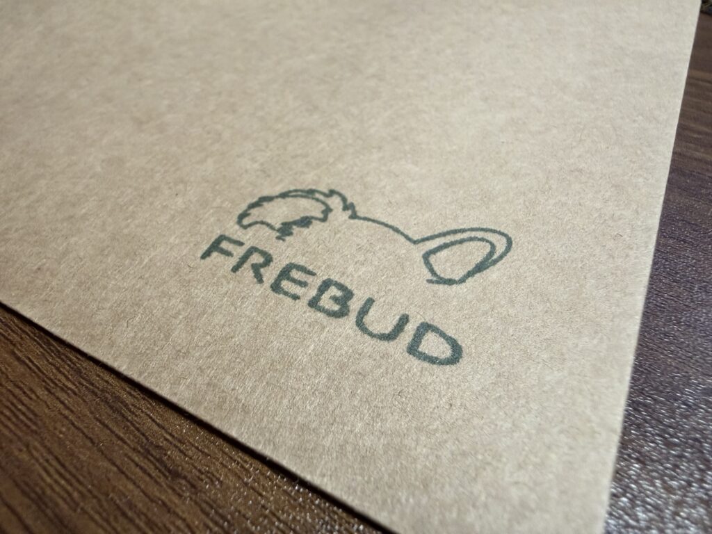 梱包用のFREBUDスタンプ